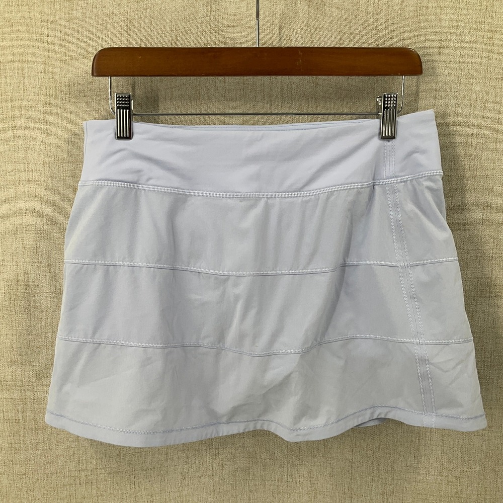 Lululemon Pace Rival Skirt Tall Women 8 Purple Tennis Golf Pleated Skort Boho